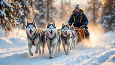 Kiruna Self-drive Husky Morning Tour