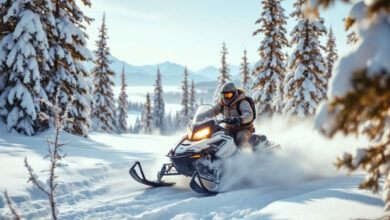 North Pole Alaska Guided Fairbanks Snowmobile Tour